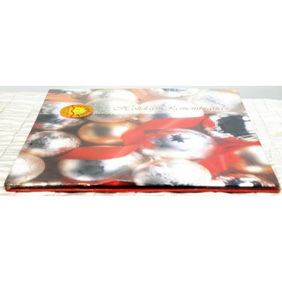 New Vtg 1998 Holiday Remembrances Scrapbook Photo Album 12" Bound & d/termined - Picture 7 of 8